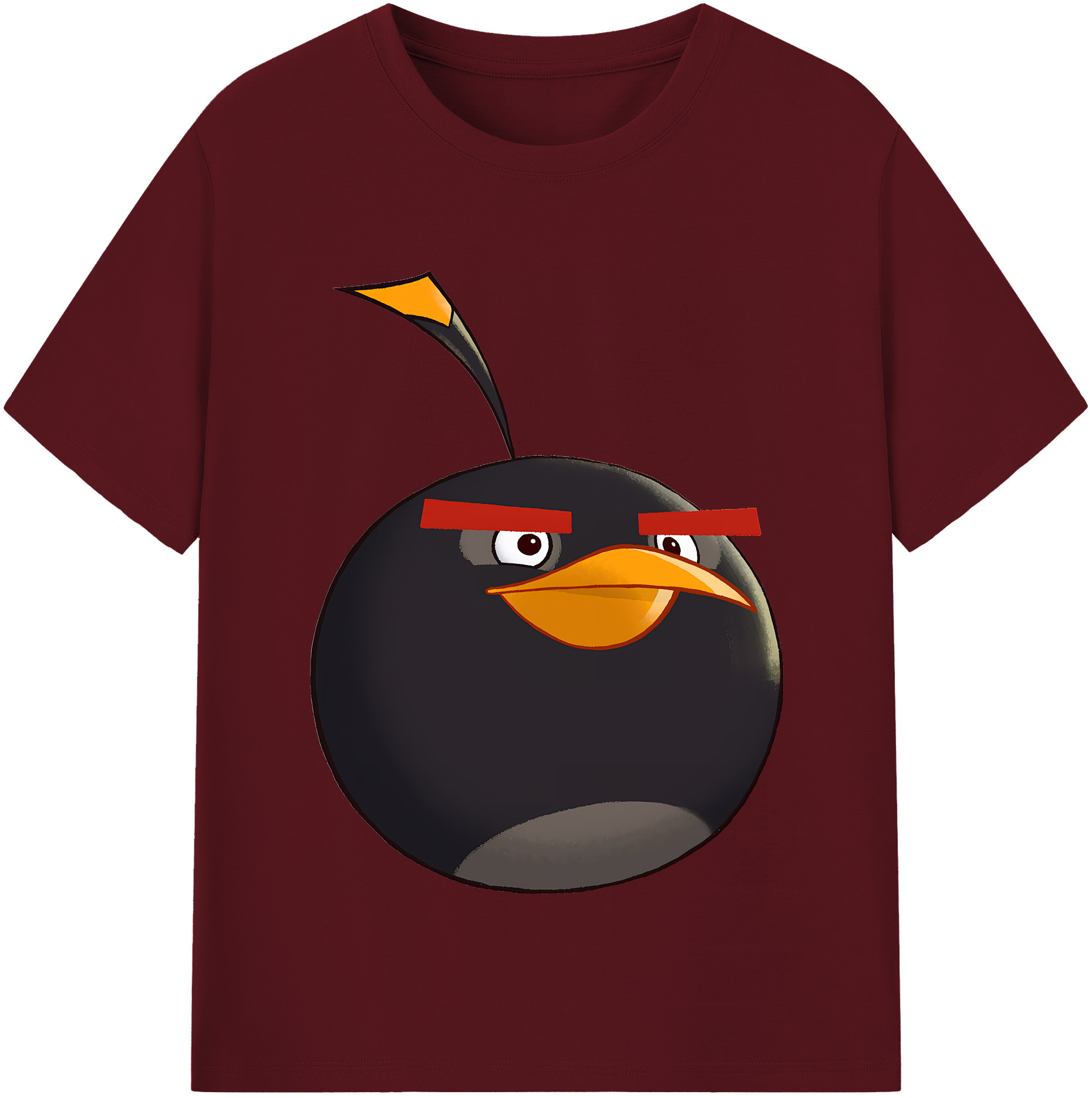 （画像用） Angry Birds アングリーバード 綿100％半袖Tシャツ（フロントプリント）